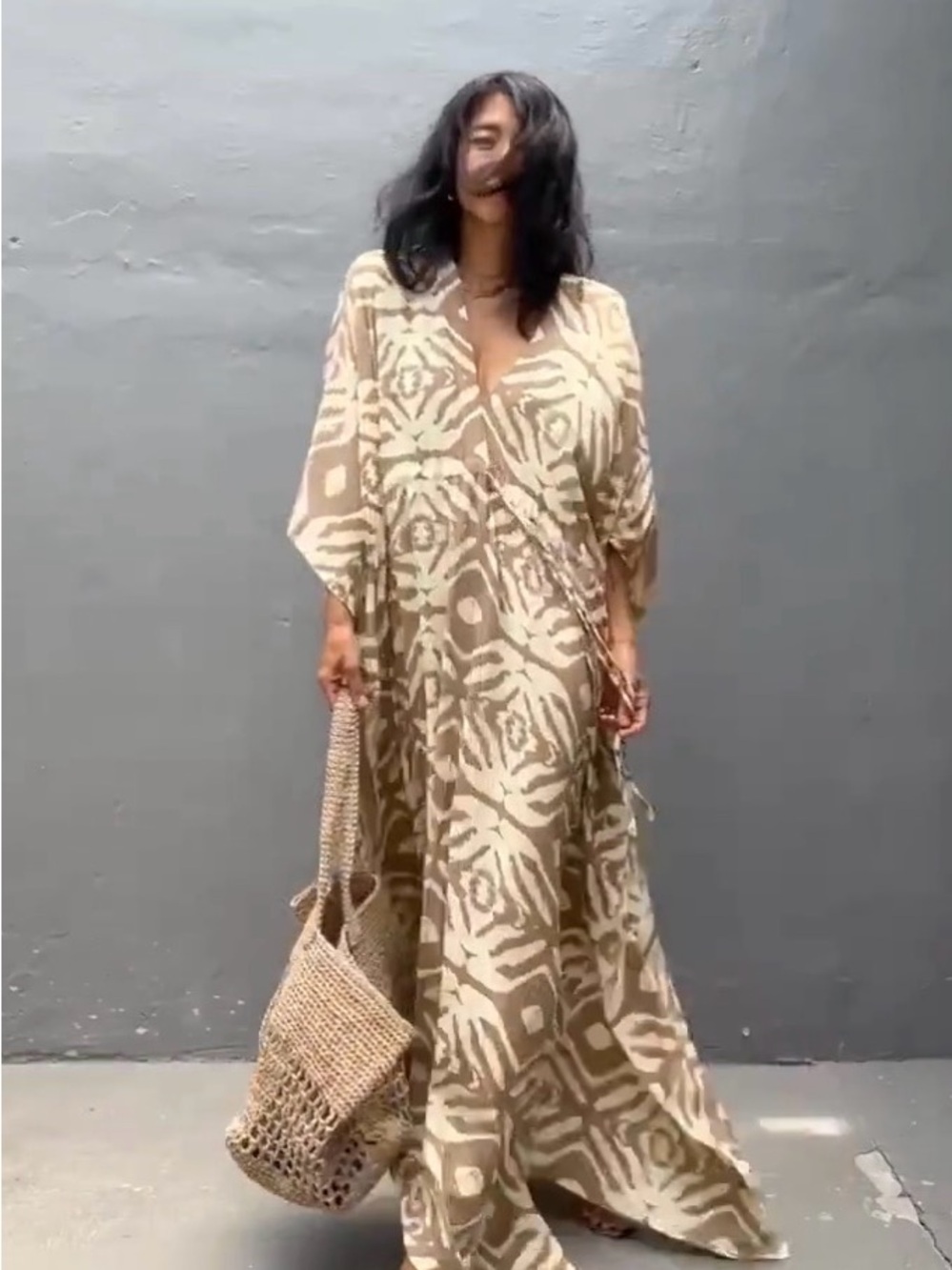 STYLE PARK KAFTAN DRESS - ONE SIZE - BNWT